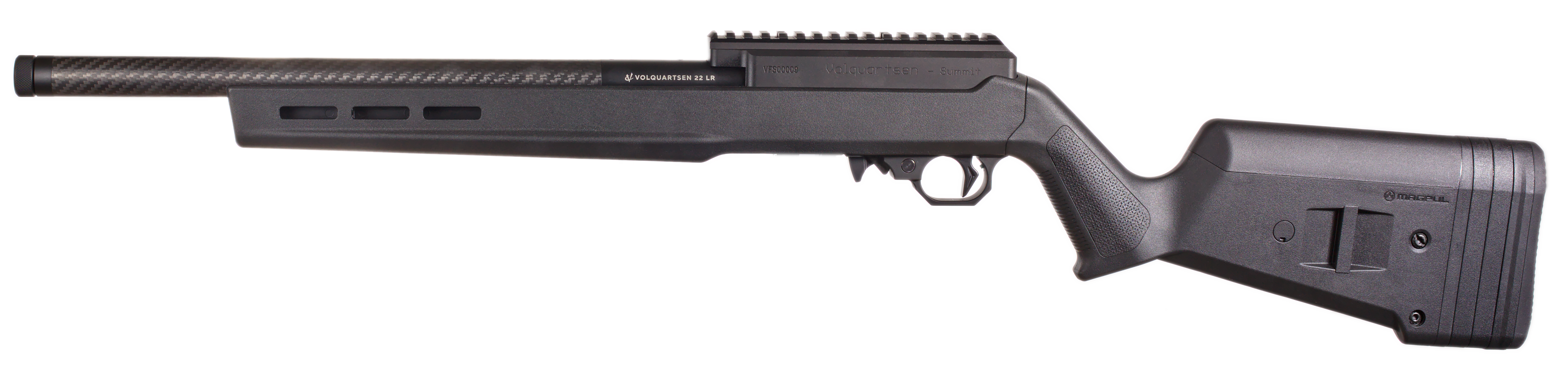 Volquartsen VCB-LR-B Summit 22LR 10+1 1.75lb Trigger Carbon Fiber - Volquartsen - 22 LR