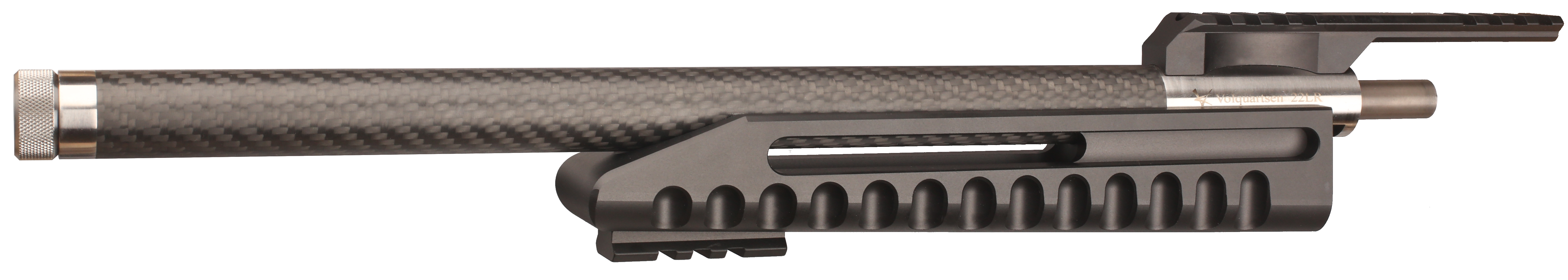 Forend for Bull Barrel Volquartsen Ruger 1022 TAKEDOWN Black Aluminum